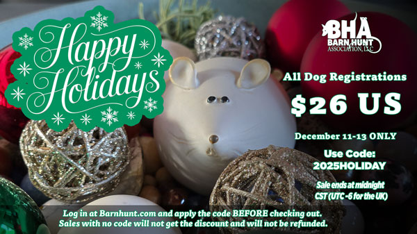 Holiday Registrations $26 through Dec 13 2025, add 2025HOLIDAY code