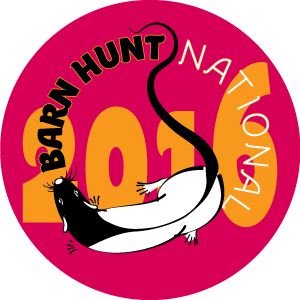 picture of the 2016 national logo, a rat on a bright magenta ground